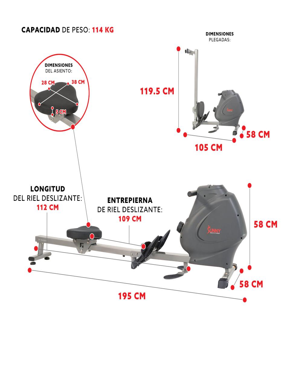 Multigym de hierro SF-RW5941 7
