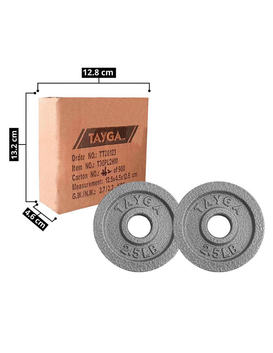 Par de discos estándar en LB cromados 30 mm 4
