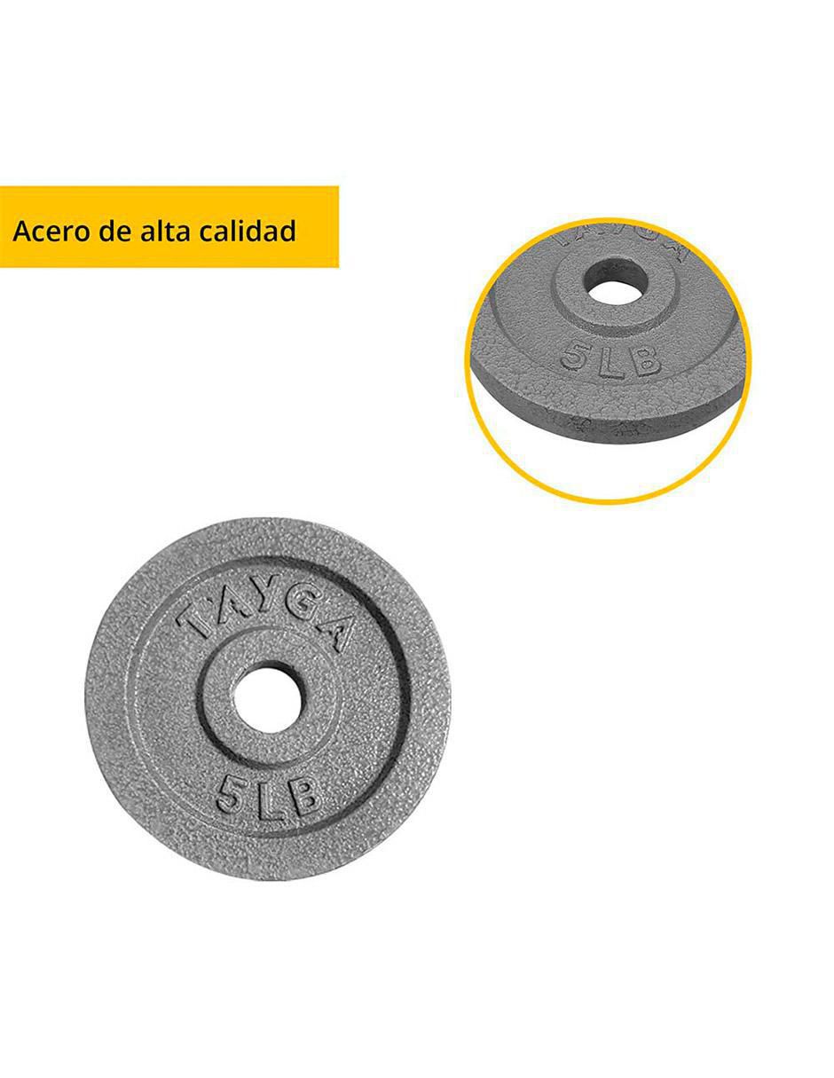 Par de discos estándar en LB cromados 30 mm 3