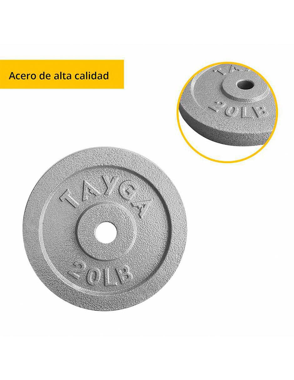 Par de discos estándar en LB cromados 30 mm 3