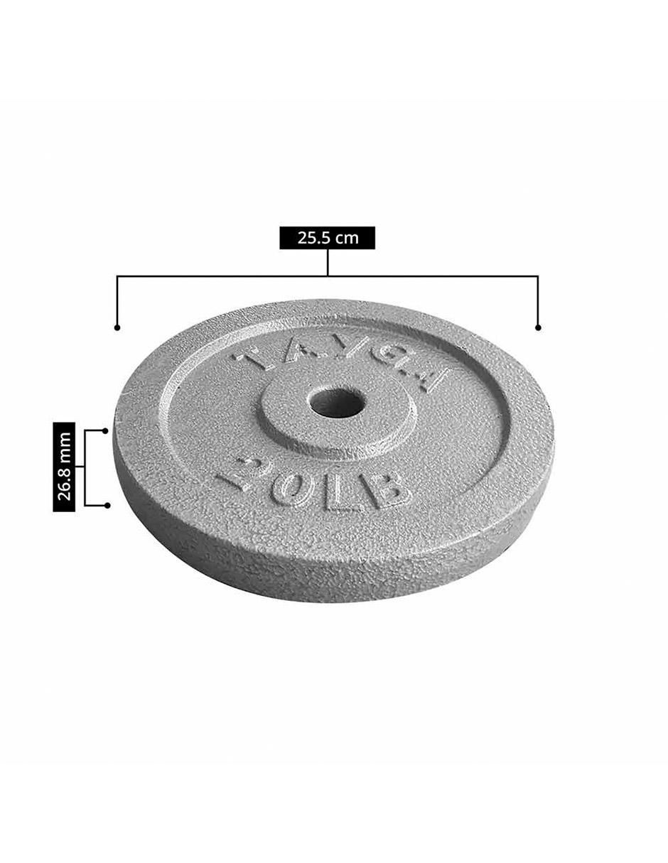 Par de discos estándar en LB cromados 30 mm 4