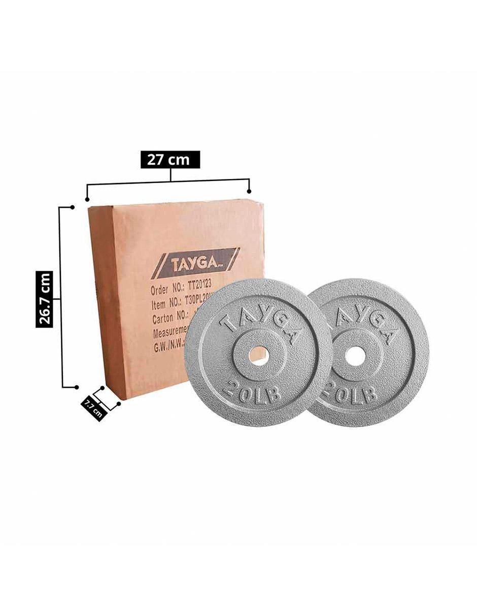 Par de discos estándar en LB cromados 30 mm 5