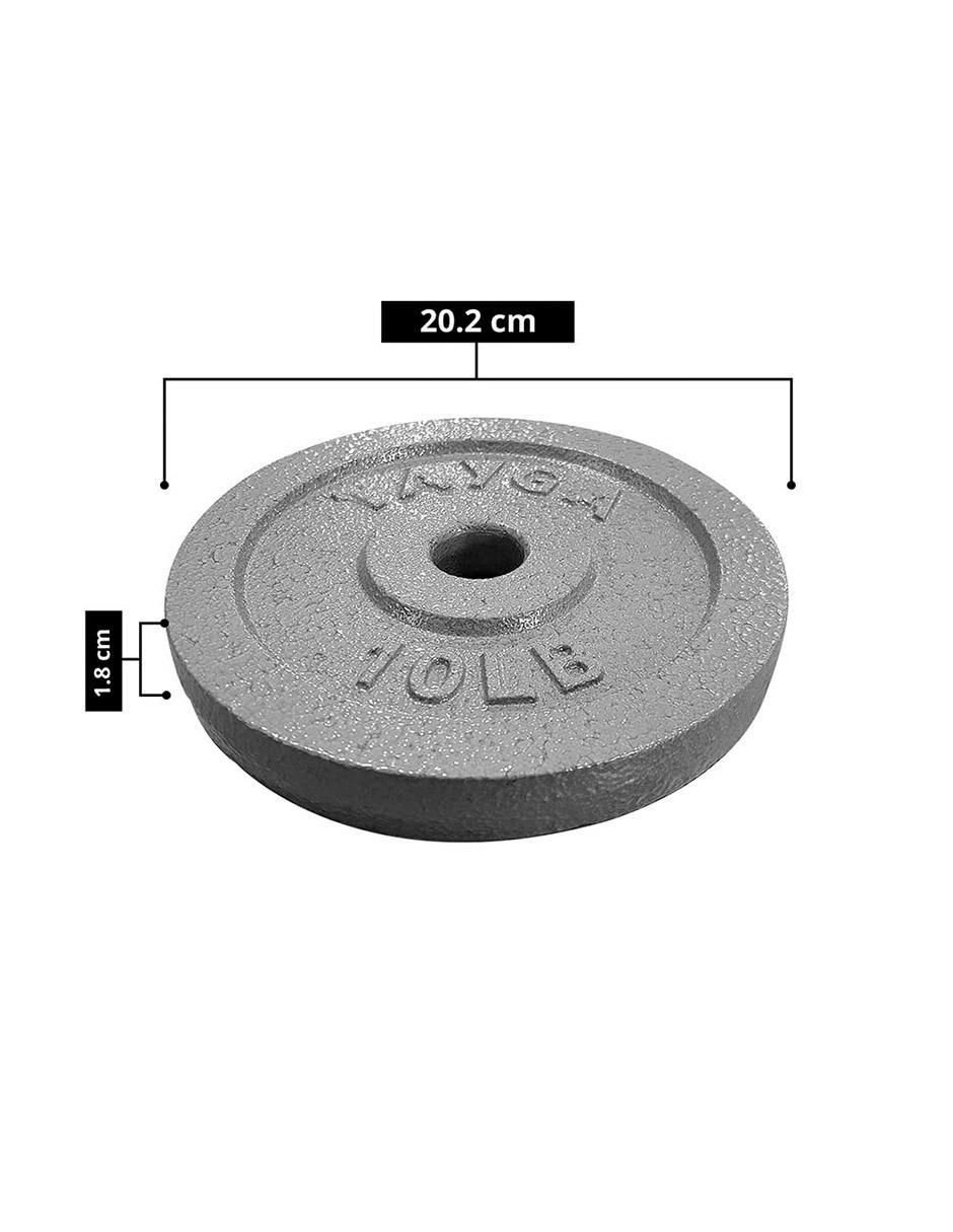 Par de discos estándar en LB cromados 30 mm 4