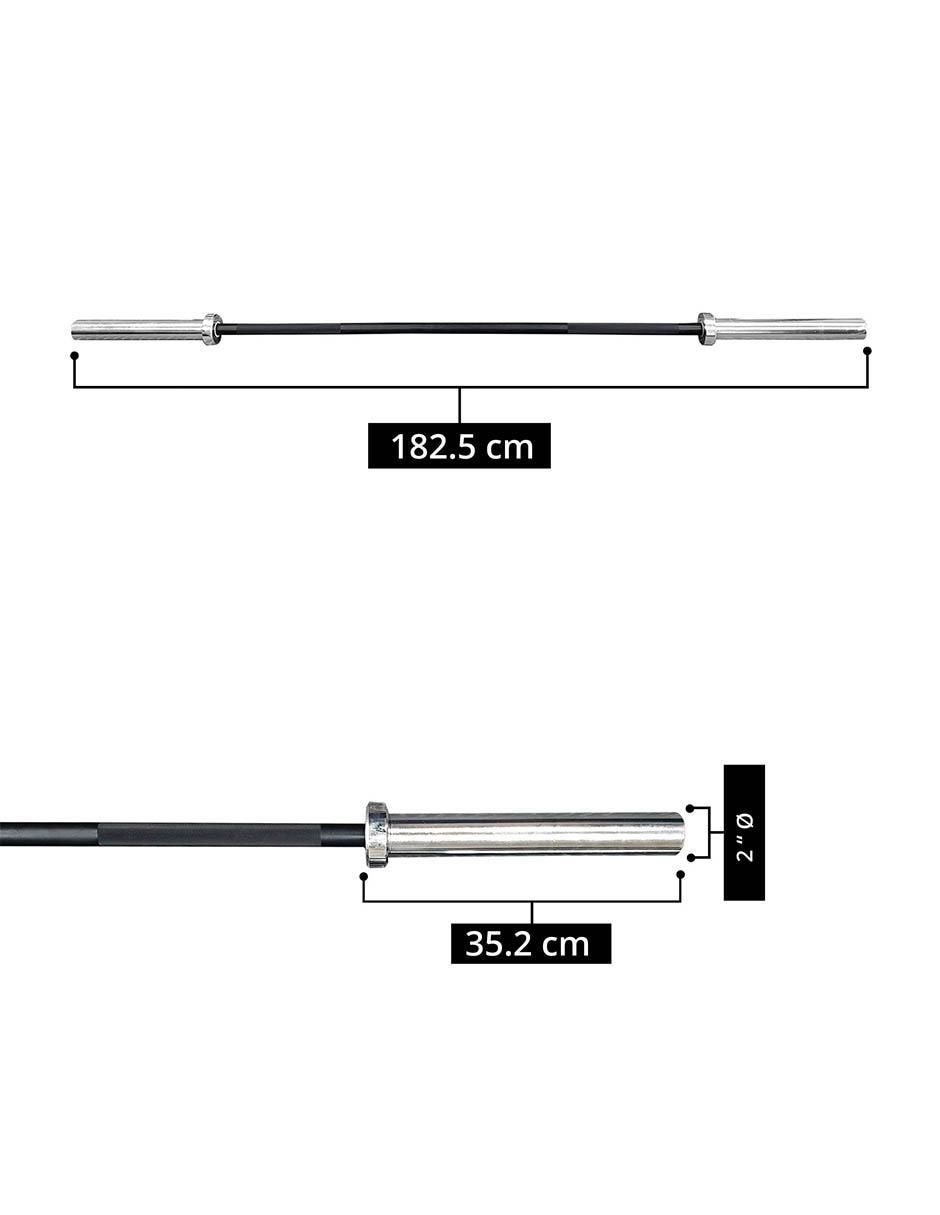 Barra semiolimpica 180 cm 4