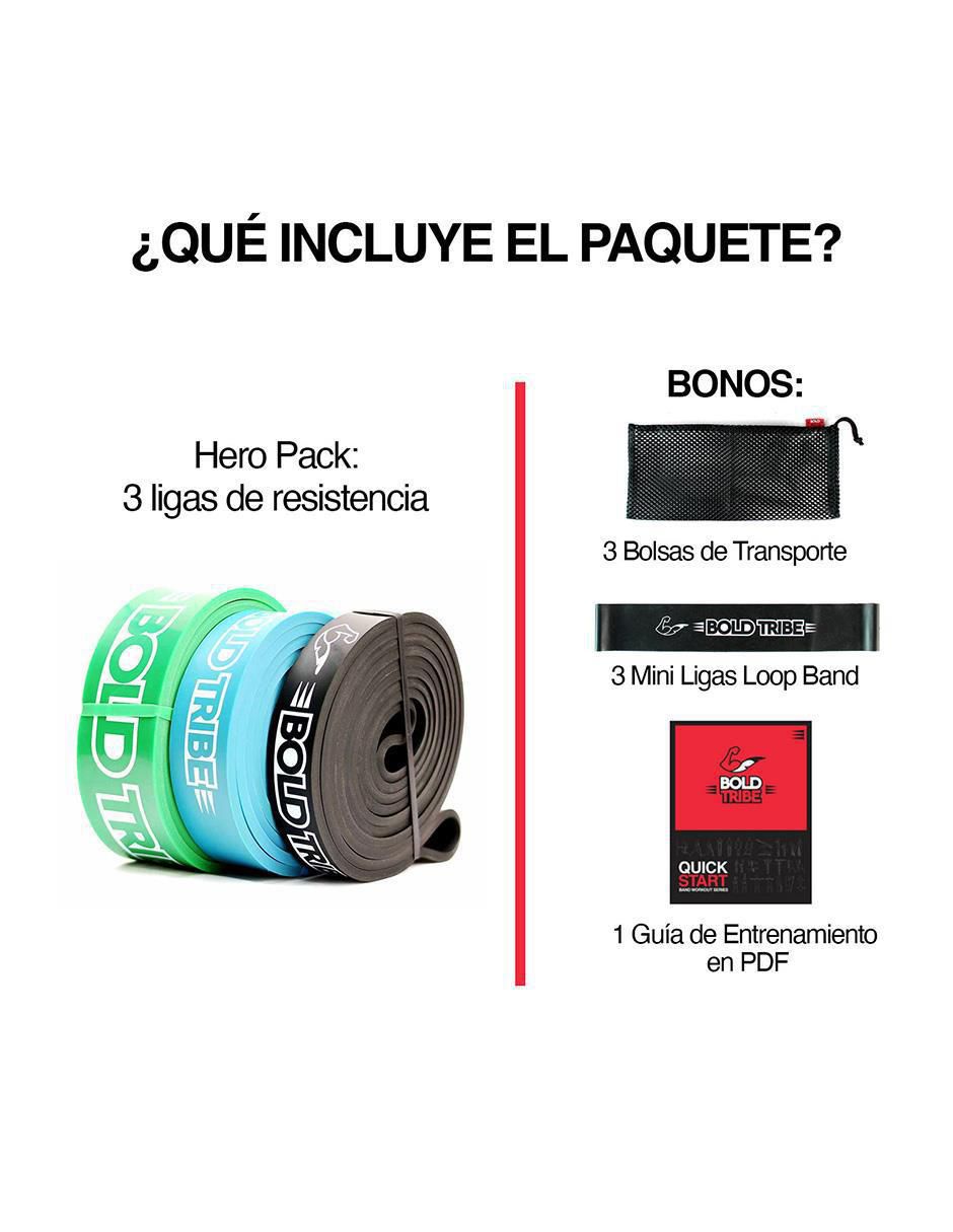 Set de 3 Ligas de Resistencia 5