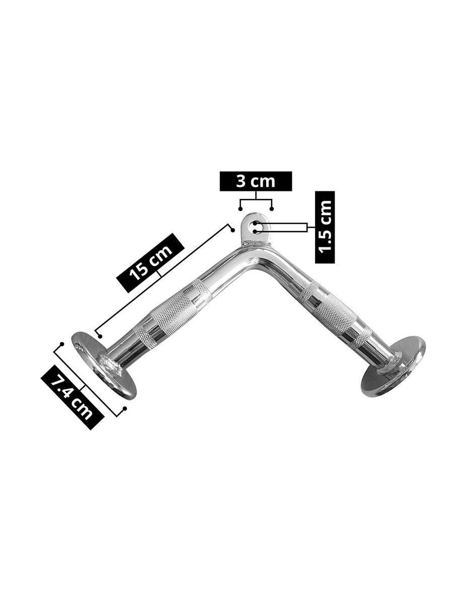 Tayga Maneral Agarre Metálico en V para Aparato de Polea : :  Deportes y Aire Libre