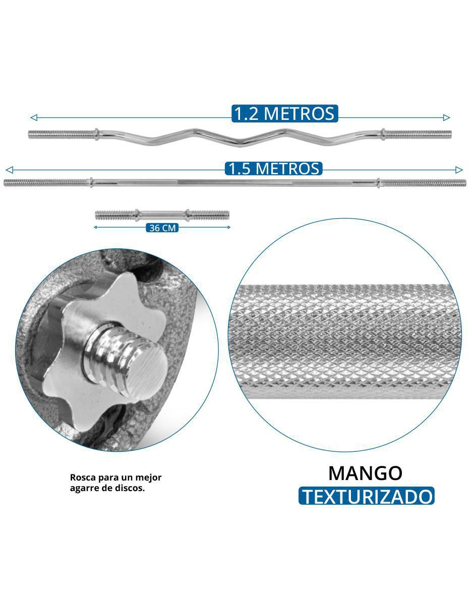 Set de mancuernas de peso variable 4