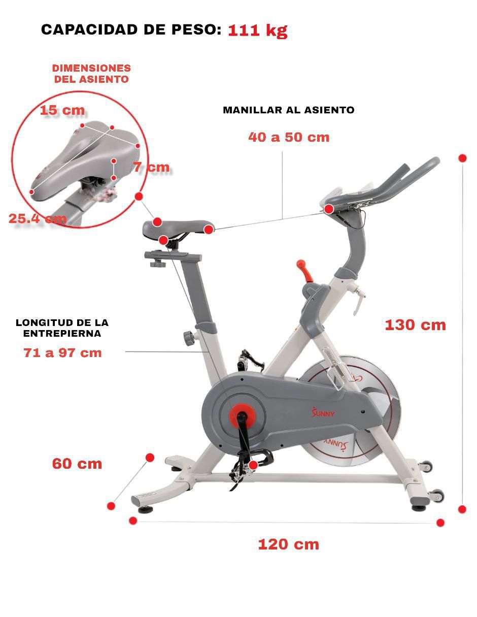 Bicicleta fija acero y plástico 2