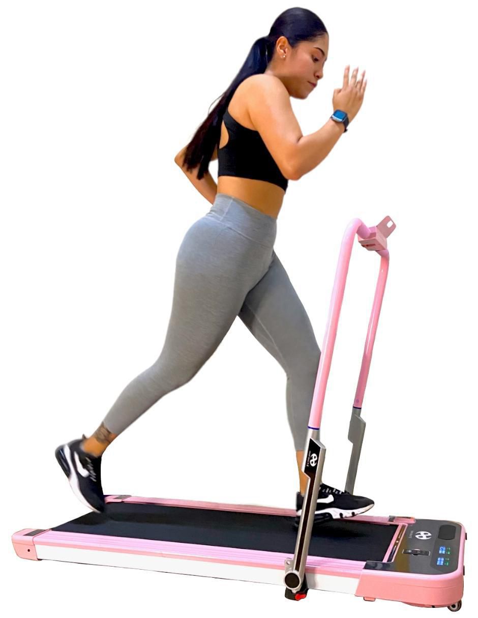 Caminadora casera If-T1000-Pink plegable 17