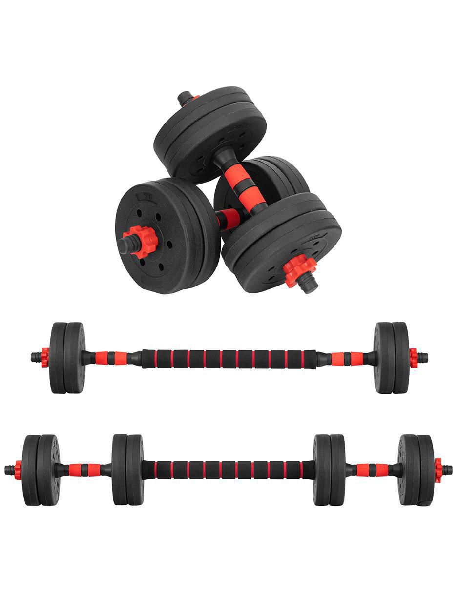 Set mancuernas de peso variable 10 kg 8 piezas Set mancuernas de peso variable 10 kg 8 piezas