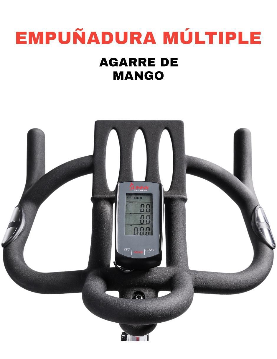 Bicicleta fija acero y plástico 6