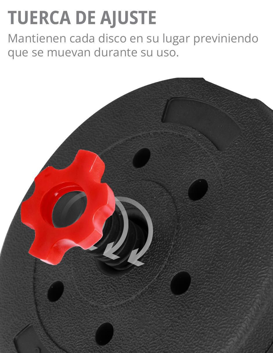Set de mancuerna peso variable