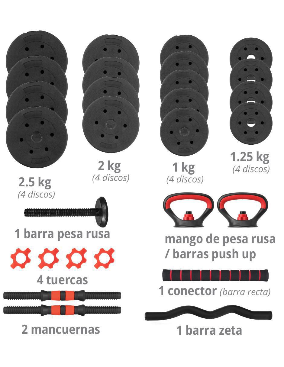 Set de mancuerna peso variable 2