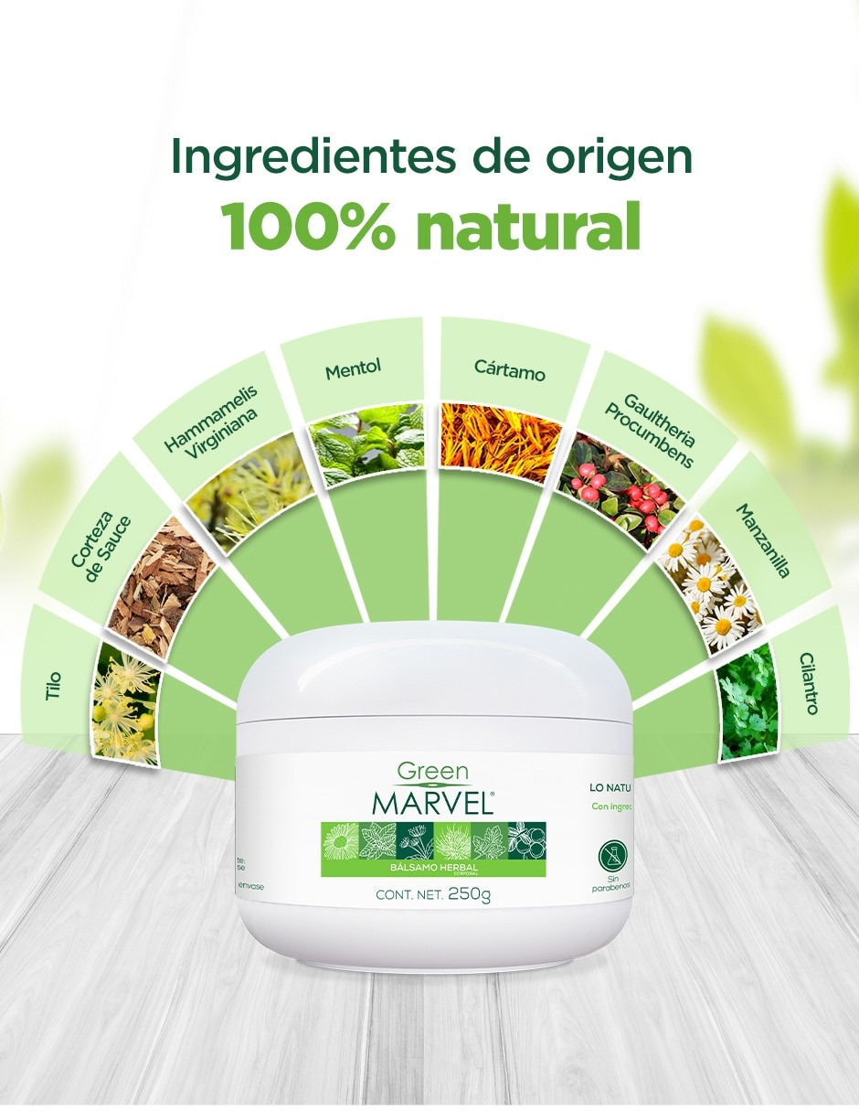 Bálsamo herbal de 250 g 2
