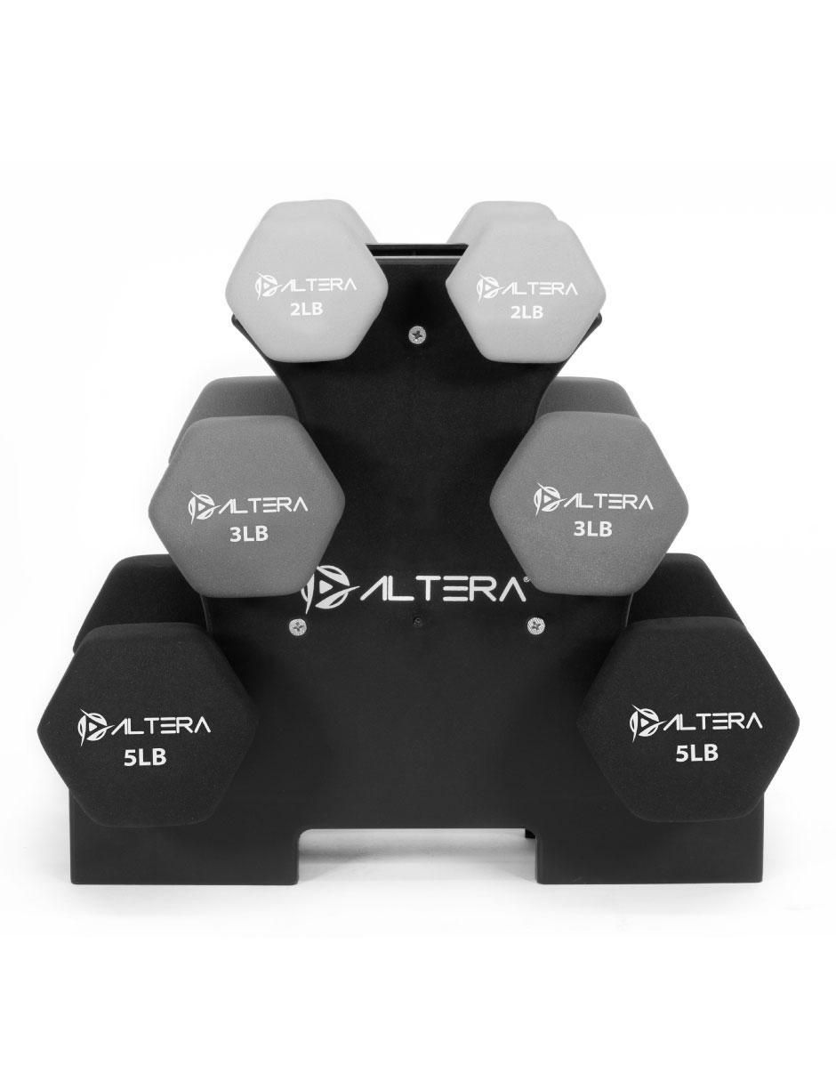 "mancuerna/set mancuernas" de peso variable altera