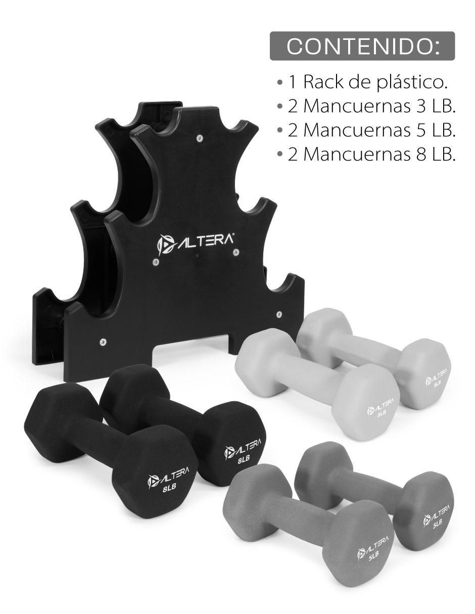 Set mancuernas de peso variable 4