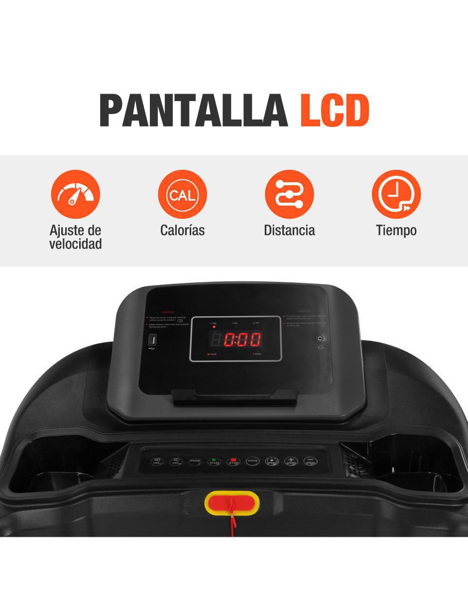 Caminadora semiprofesional X80 plegable 11