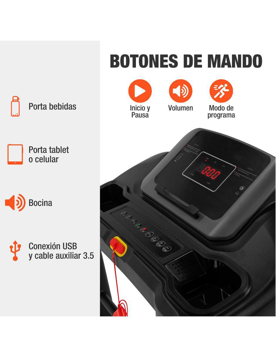 Caminadora semiprofesional X80 plegable 12