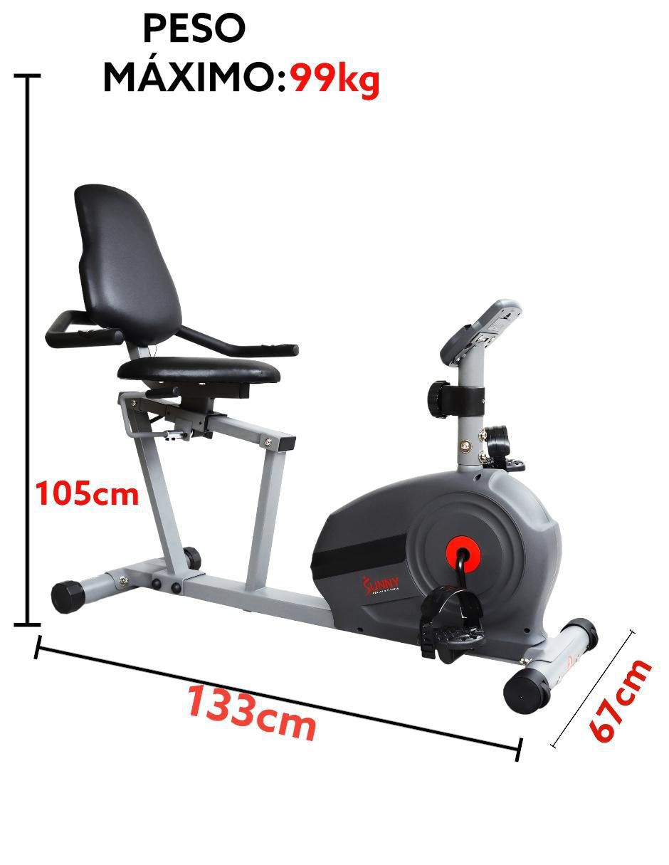 Bicicleta recumbente acero y plástico 8