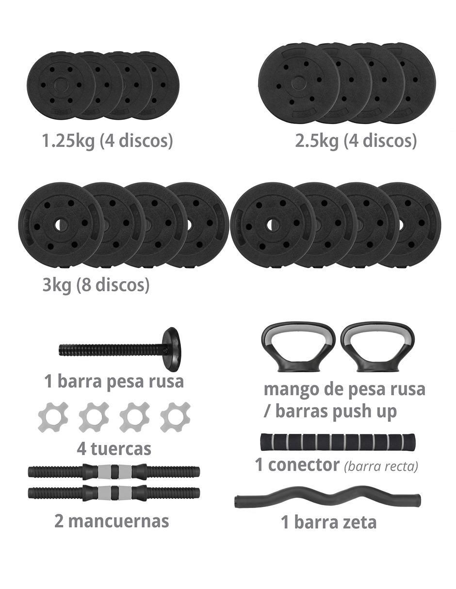Set mancuernas de peso fijo 7