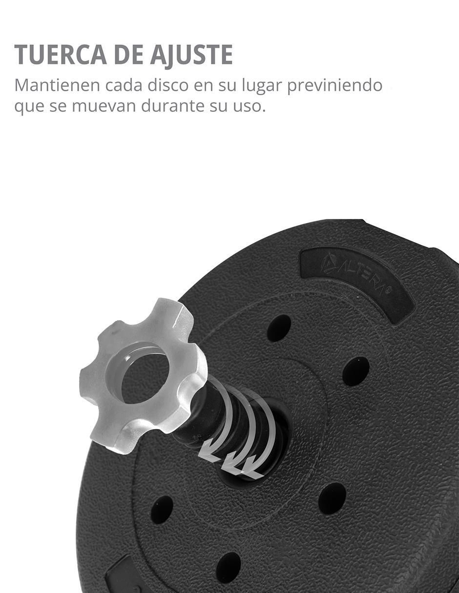 Set mancuernas de peso fijo 5
