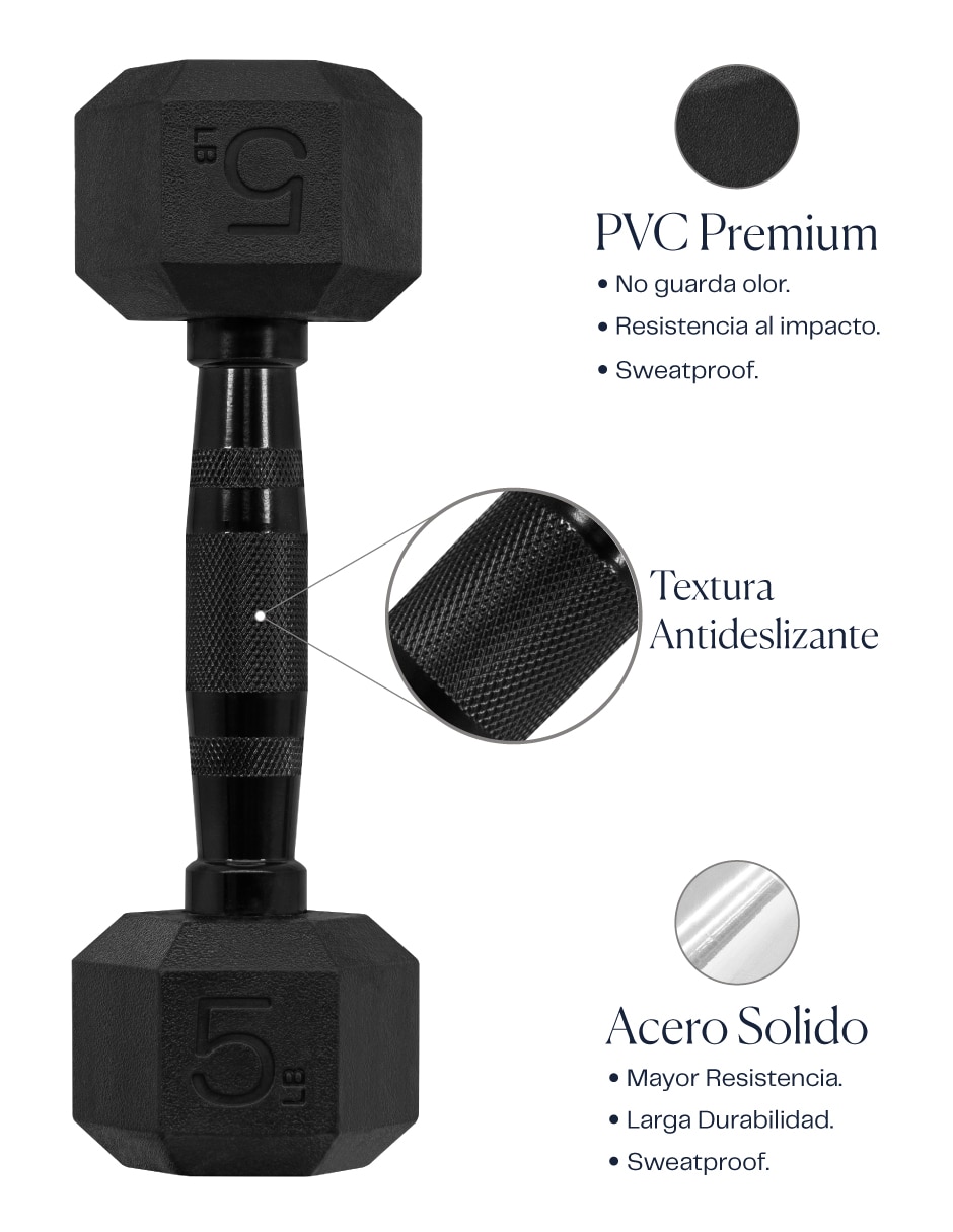 Set mancuernas de peso fijo