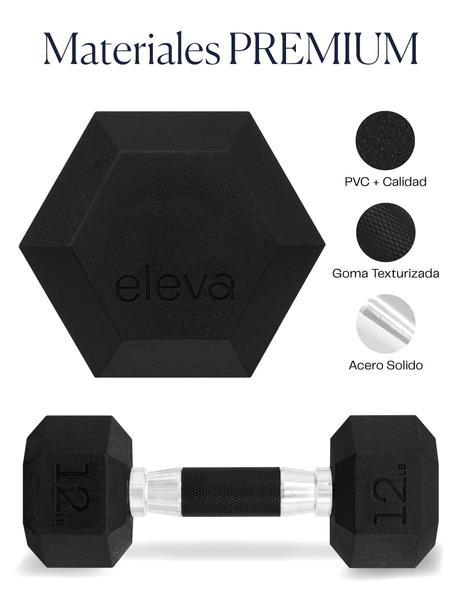 Set mancuernas de peso fijo 4