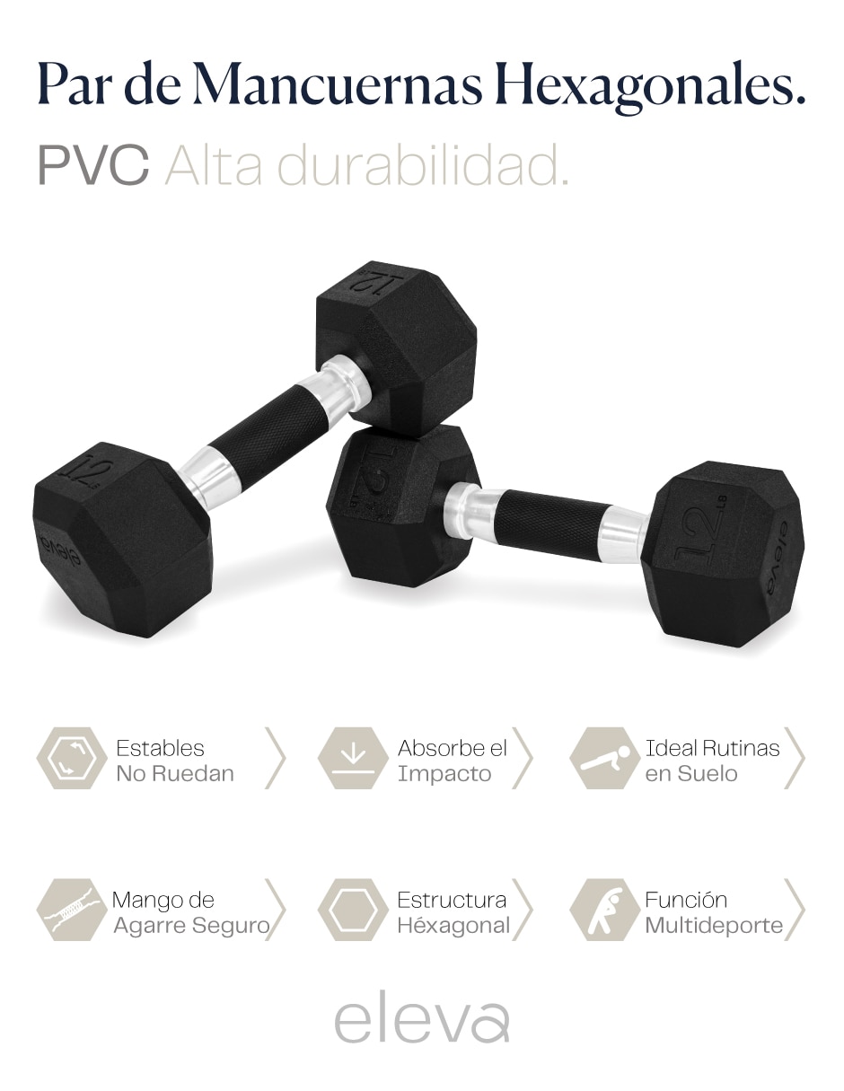 Set mancuernas de peso fijo 7