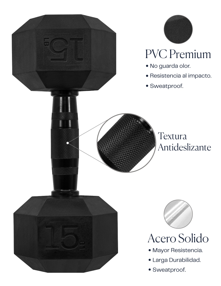 Set mancuernas de peso fijo 2