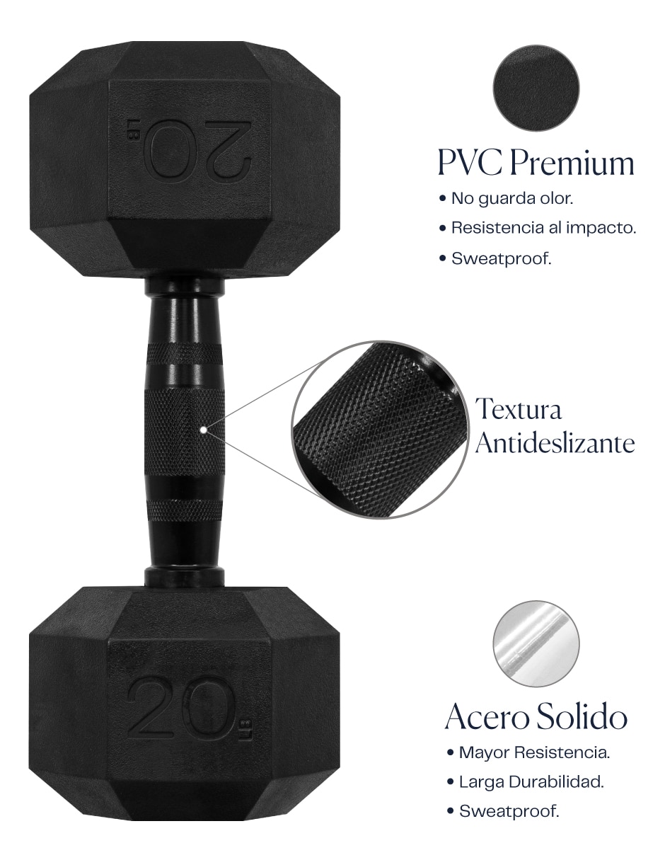 Set mancuernas de peso fijo 2
