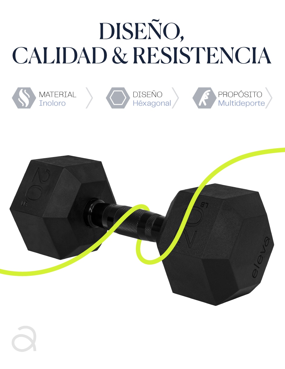 Set mancuernas de peso fijo 7