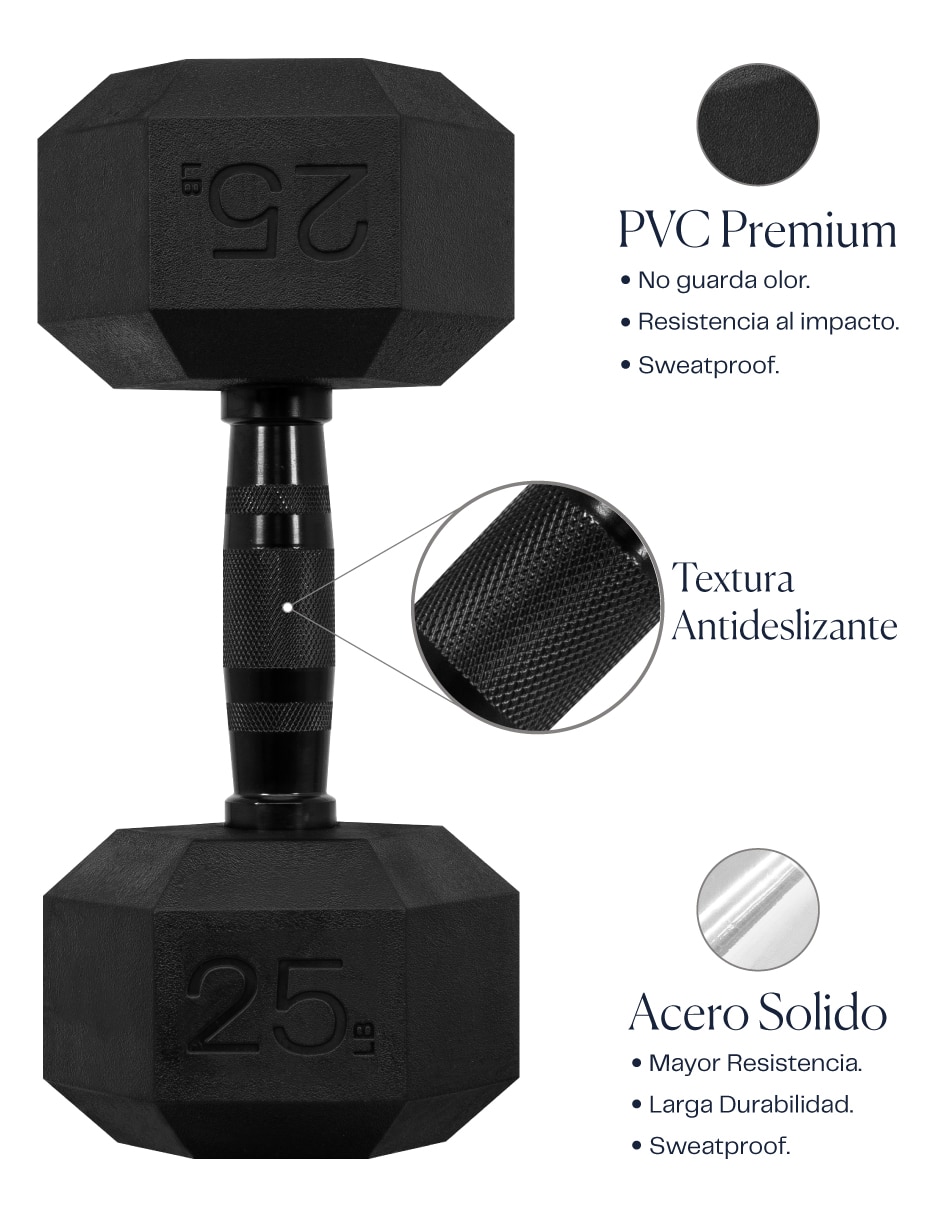 Set mancuernas de peso fijo 2