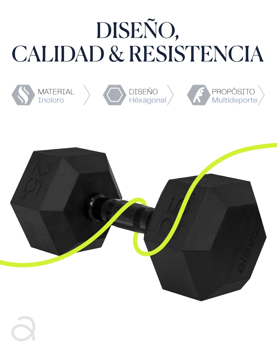Set mancuernas de peso fijo 7