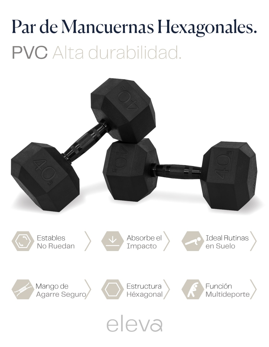 Set mancuernas de peso fijo 3