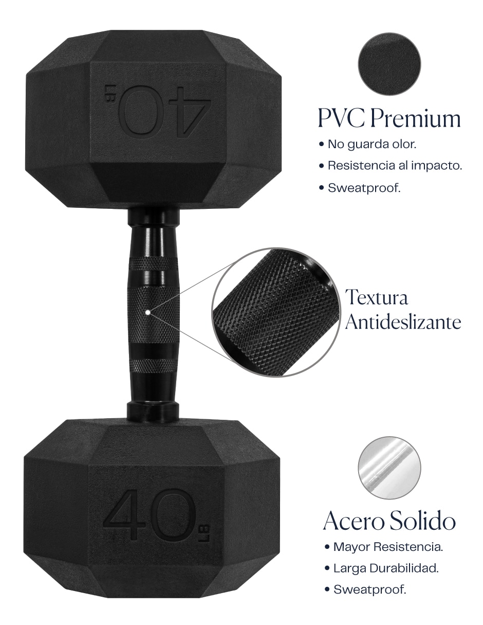 Set mancuernas de peso fijo 7