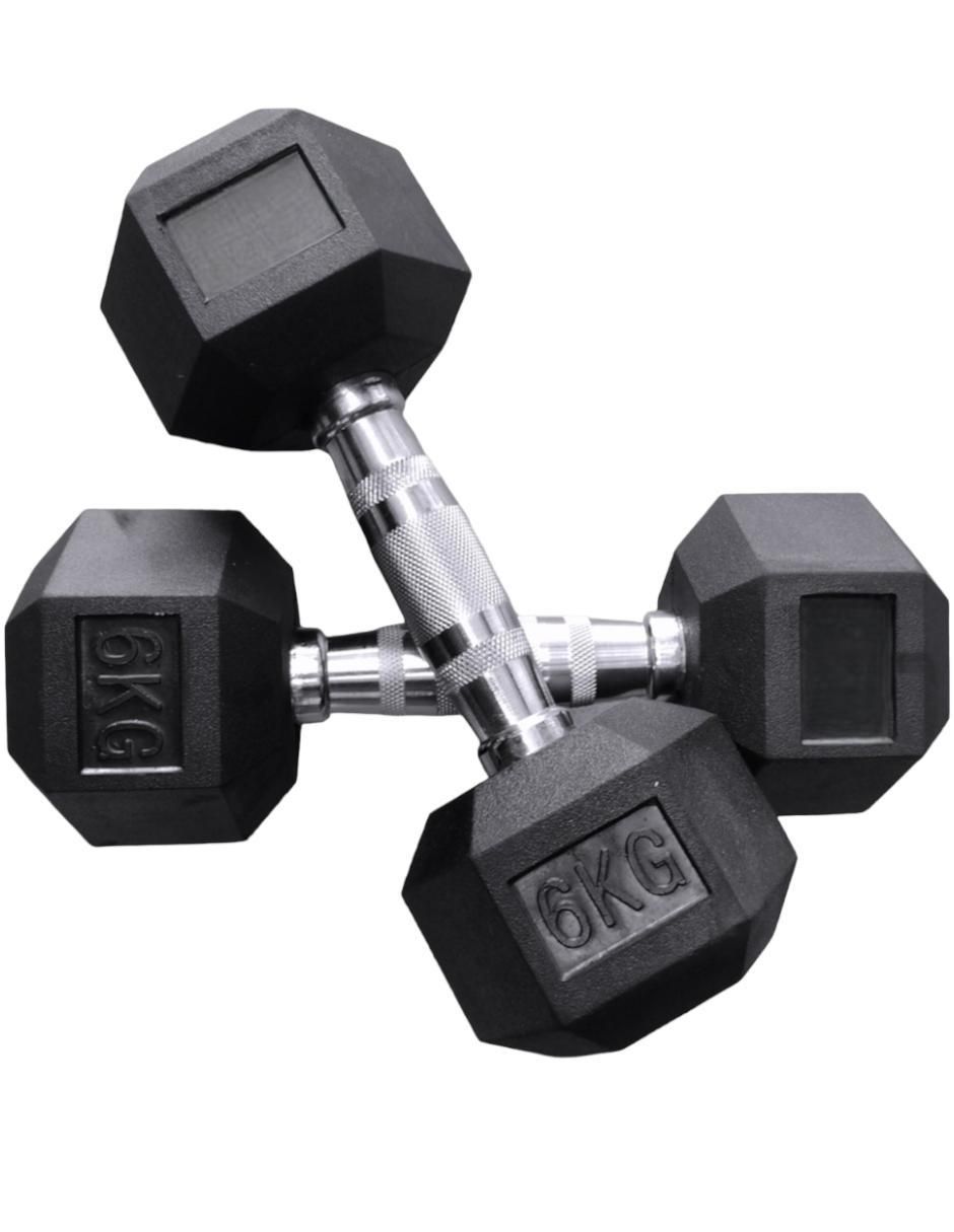 Set mancuernas de peso fijo 6 kg 2 piezas 2