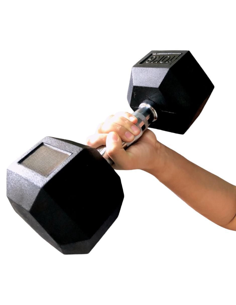 Set mancuernas de peso fijo 10 kg 2 piezas 4