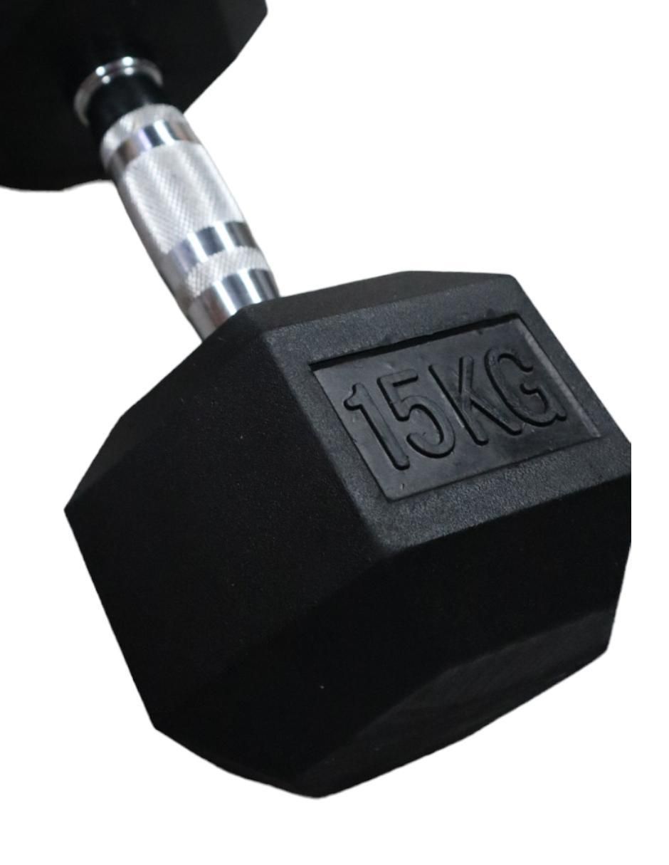 Set mancuernas de peso fijo 15 kg 2 piezas 3