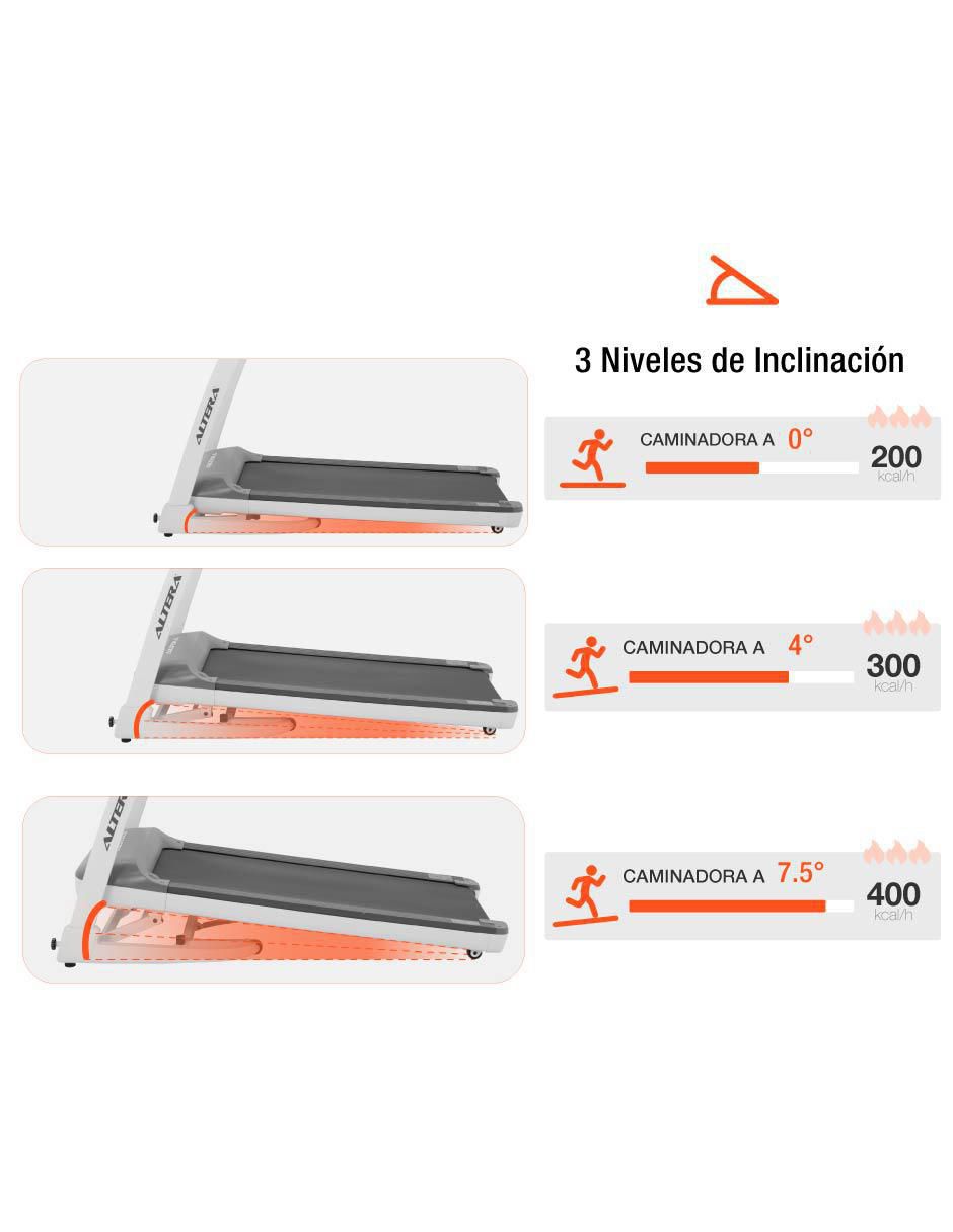 Caminadora semiprofesional plegable 26