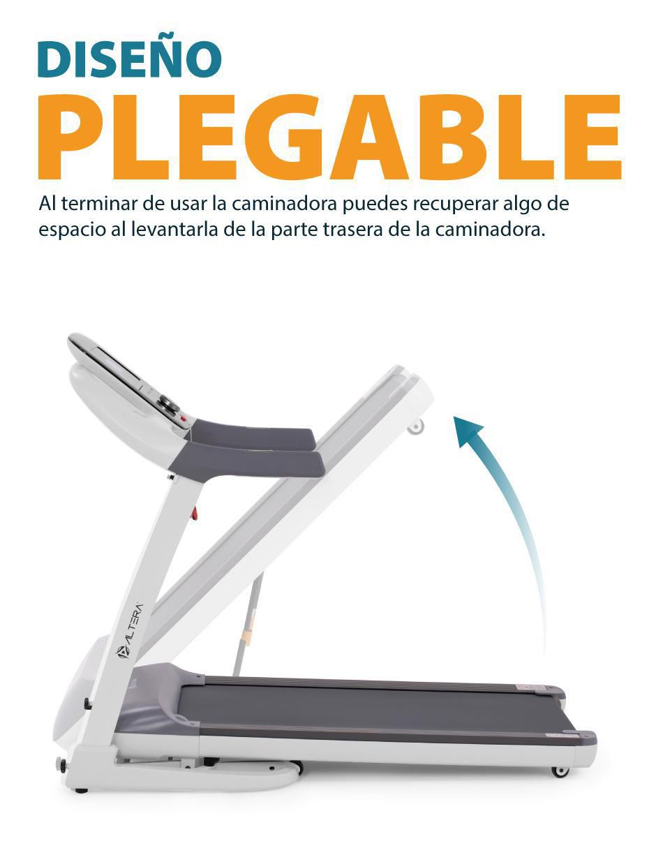 Caminadora semiprofesional plegable 4