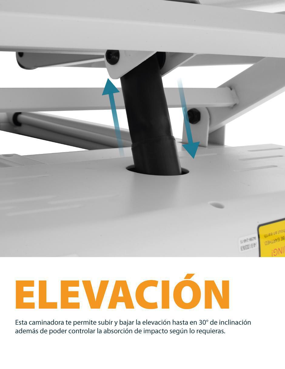 Caminadora semiprofesional plegable 12