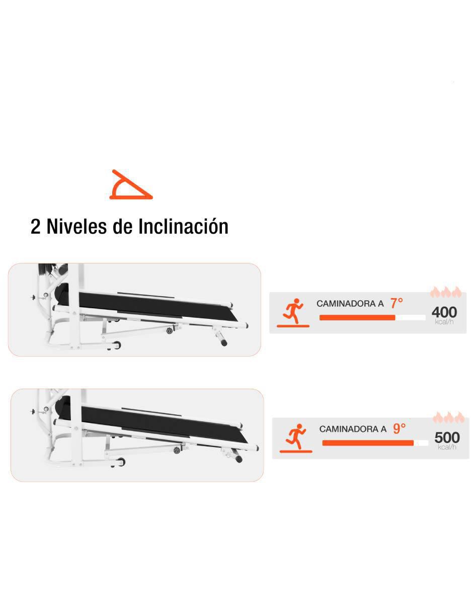 Caminadora mecánica CTMM1 plegable 17