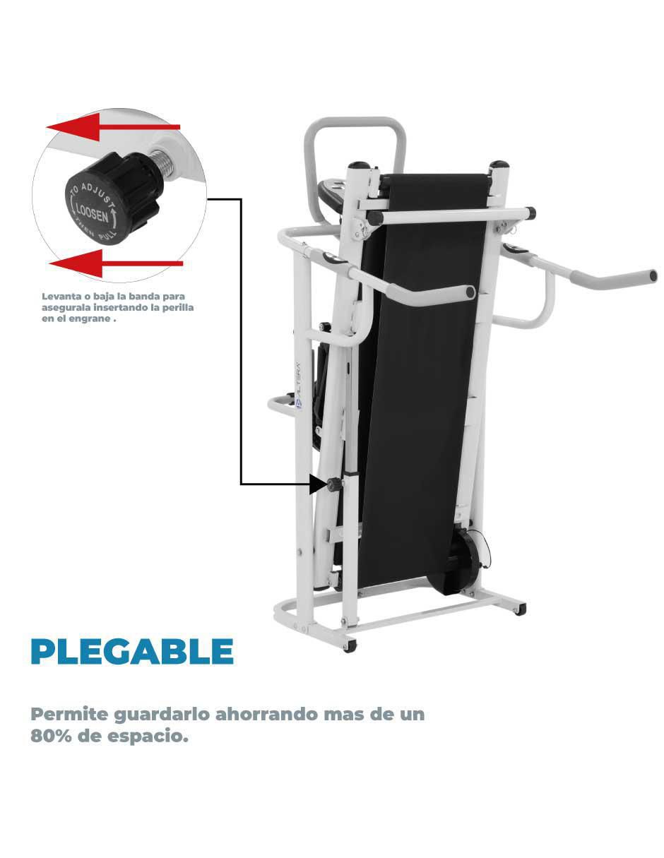 Caminadora mecánica CTMM1 plegable 10