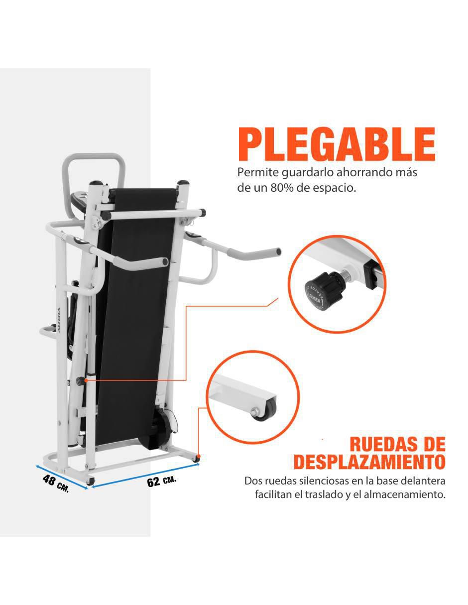 Caminadora mecánica CTMM1 plegable 16