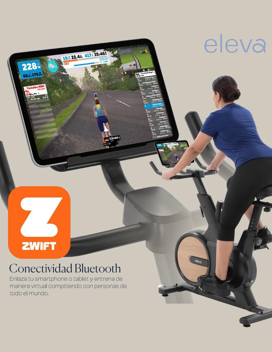 Bicicleta de spinning modelo Cycle One de acero y plástico 3