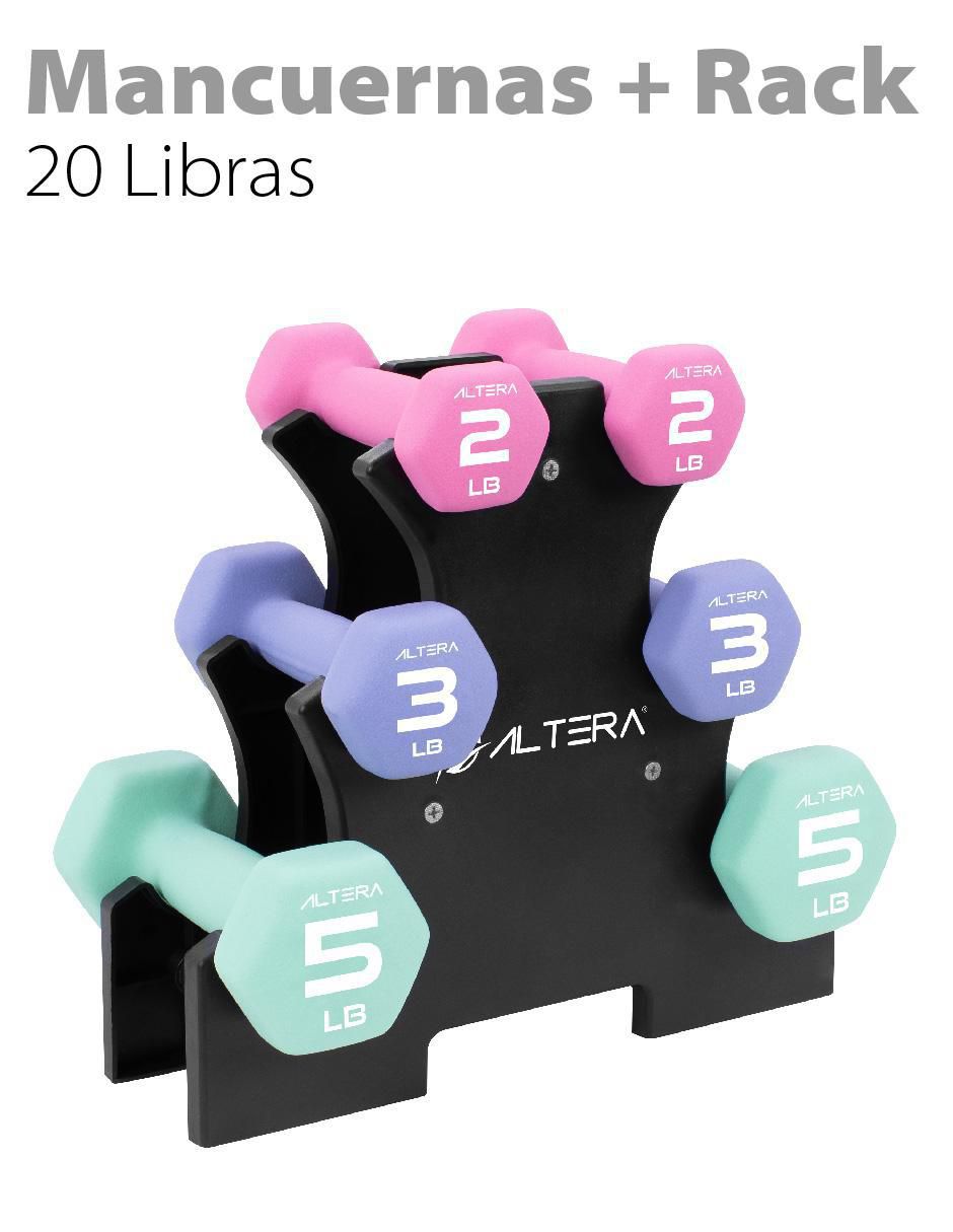 Set mancuernas de peso variable 4
