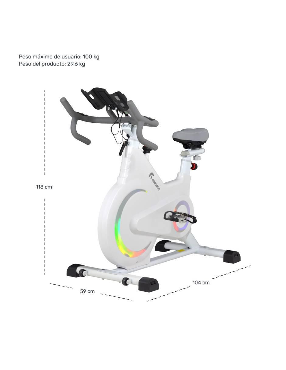 Bicicleta de spinning acero y plástico 7