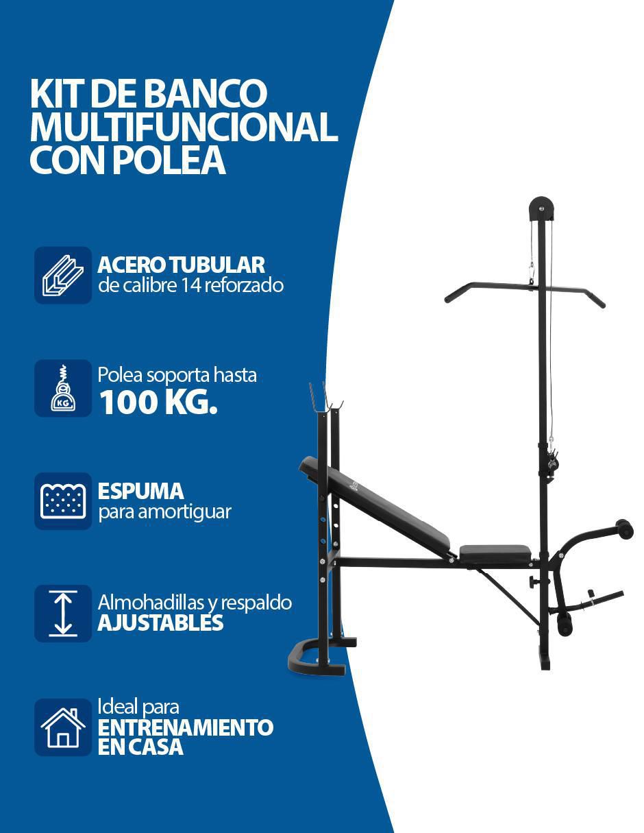 Banca para entrenamiento Bullset 3