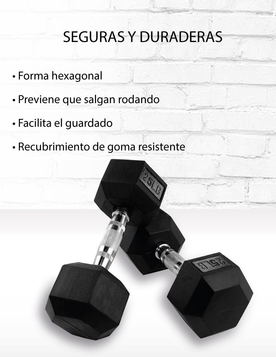 Mancuerna de peso fijo 11.3 kg 2 piezas 2