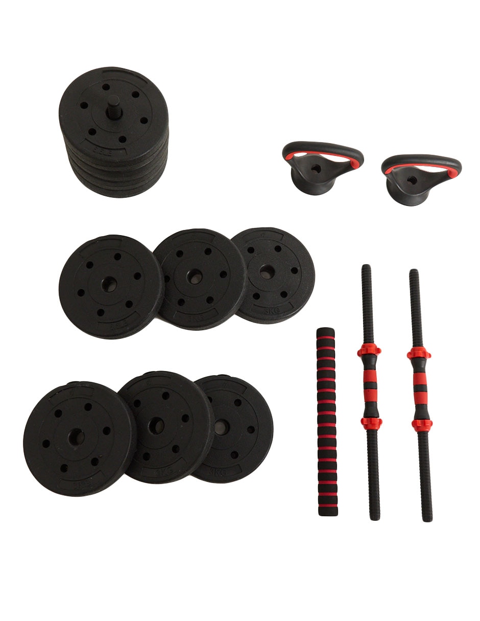 Set mancuernas de peso fijo 3 kg 26 piezas Set mancuernas de peso fijo 3 kg 26 piezas